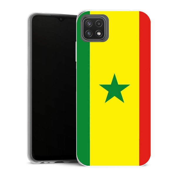 Coque Samsung Galaxy A22 5G Drapeaux Drapeau Senegal - MaCoquePerso