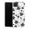 Coque Samsung Galaxy A22 5G Fleurs black flower - MaCoquePerso
