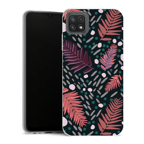 Coque Samsung Galaxy A22 5G Fleurs bungalow nigths - MaCoquePerso