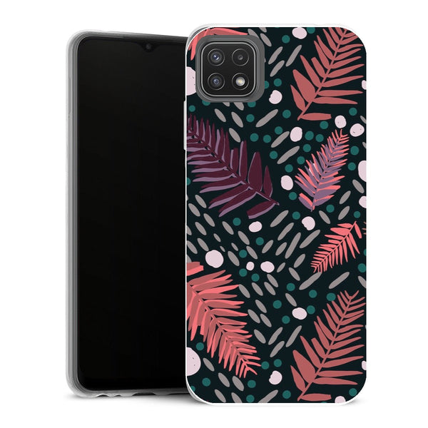 Coque Samsung Galaxy A22 5G Fleurs bungalow nigths - MaCoquePerso