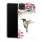 Coque Samsung Galaxy A22 5G Fleurs Colibri et fleurs aquarelle - MaCoquePerso