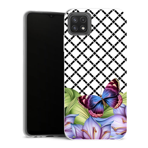 Coque Samsung Galaxy A22 5G Fleurs flower power - MaCoquePerso