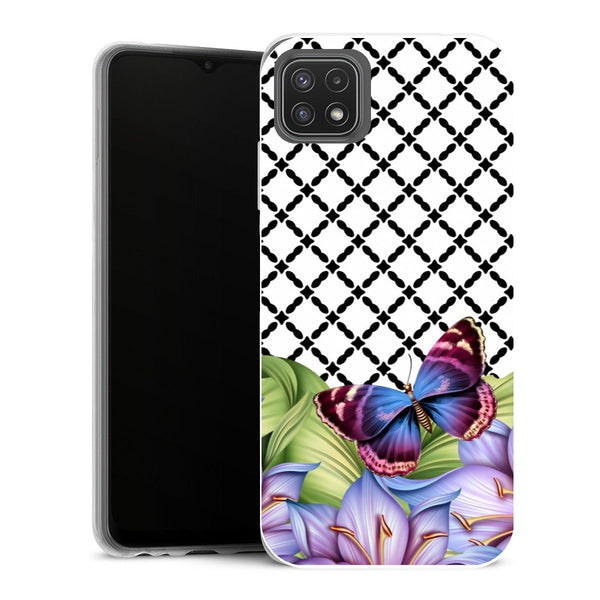 Coque Samsung Galaxy A22 5G Fleurs flower power - MaCoquePerso