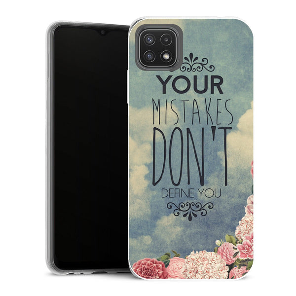 Coque Samsung Galaxy A22 5G Fleurs Mistakes - MaCoquePerso