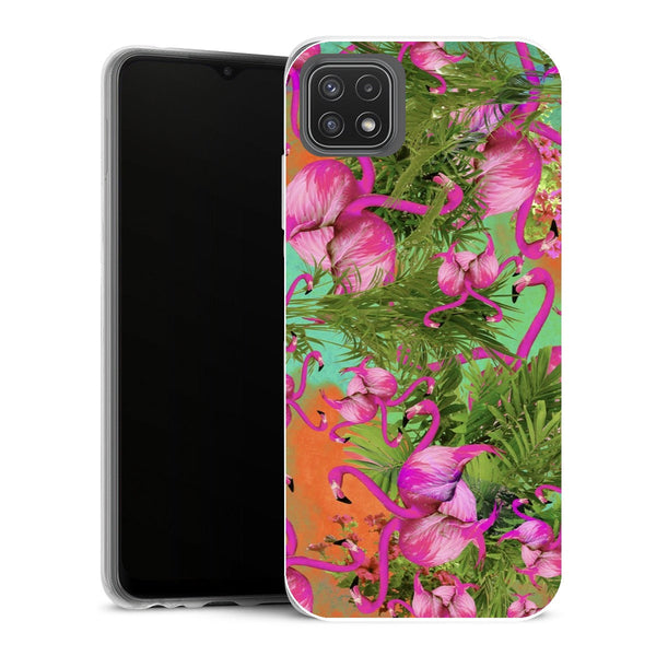 Coque Samsung Galaxy A22 5G Fleurs peace - MaCoquePerso