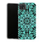 Coque Samsung Galaxy A22 5G Fleurs Rosace Mint - MaCoquePerso