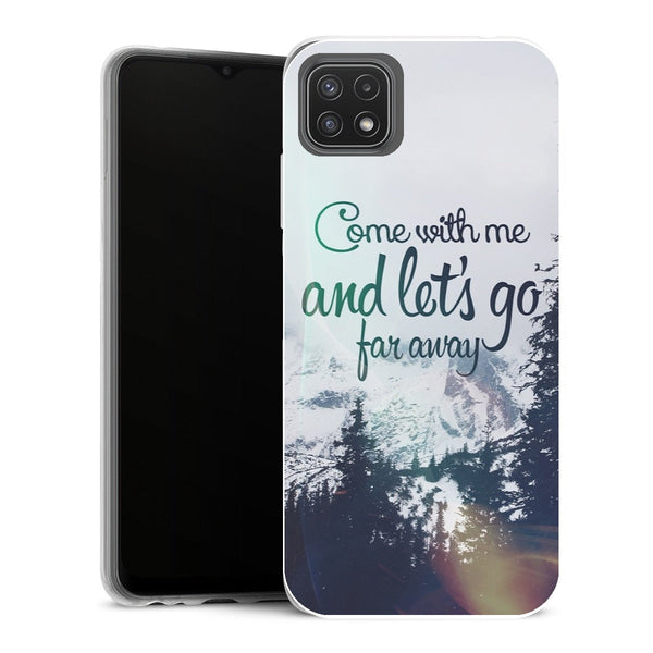 Coque Samsung Galaxy A22 5G Fleurs snow - MaCoquePerso