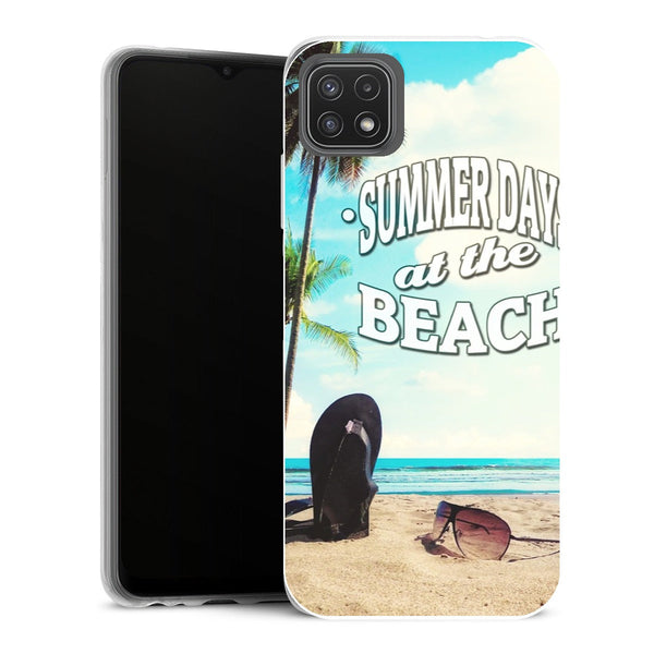 Coque Samsung Galaxy A22 5G Fleurs summer days - MaCoquePerso