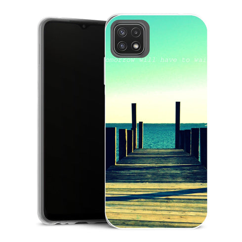 Coque Samsung Galaxy A22 5G Fleurs Tommorrow - MaCoquePerso