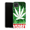 Coque Samsung Galaxy A22 5G Fleurs weed cannabis disobey - MaCoquePerso