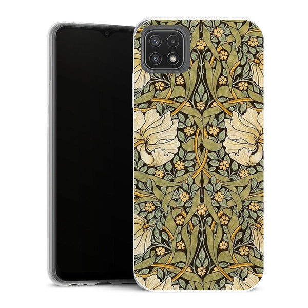 Coque Samsung Galaxy A22 5G Fleurs William Morris Pimpernel - MaCoquePerso