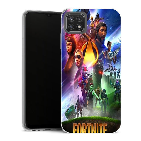 Coque Samsung Galaxy A22 5G Gaming fortnite skin omega infinity war 41219 smartphone small - MaCoquePerso