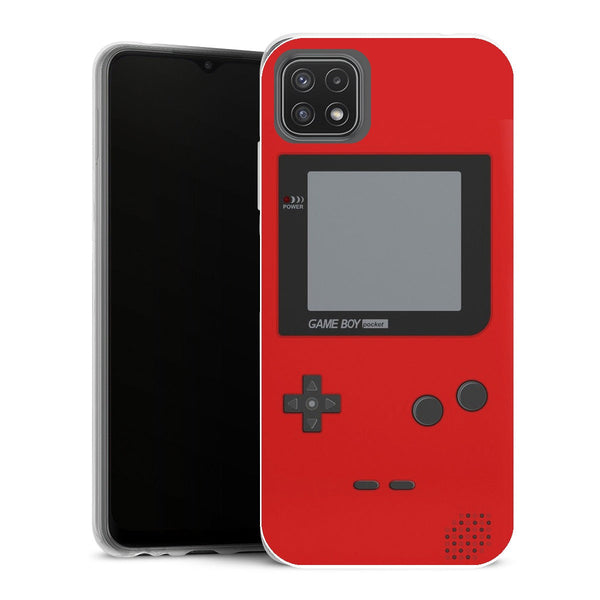 Coque Samsung Galaxy A22 5G Gaming Game boy rouge - MaCoquePerso