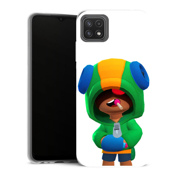 Coque Samsung Galaxy A22 5G Gaming leon best brawler chupa - MaCoquePerso