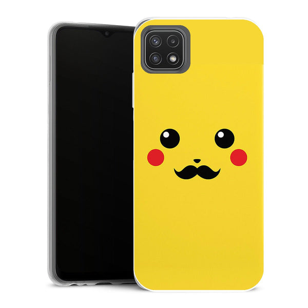 Coque Samsung Galaxy A22 5G Gaming Pika moustaches - MaCoquePerso