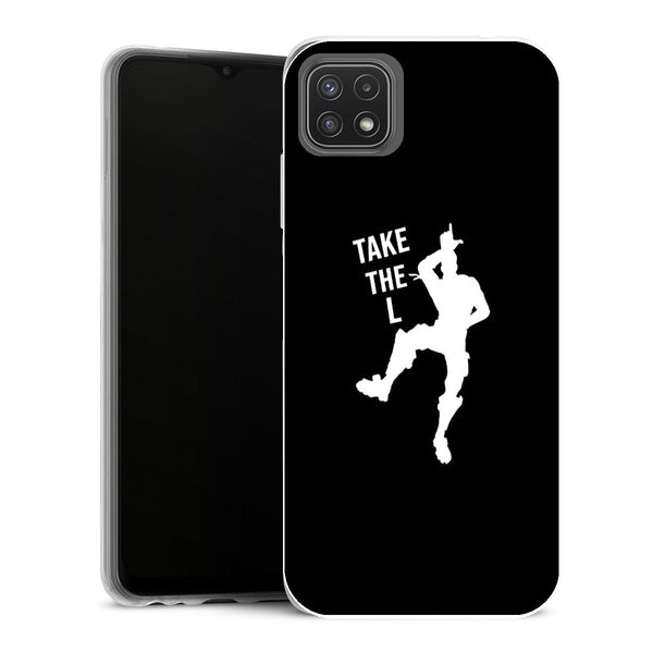 Coque Samsung Galaxy A22 5G Gaming take the l fortnite celebration griezmann 40918 smartphone small - MaCoquePerso