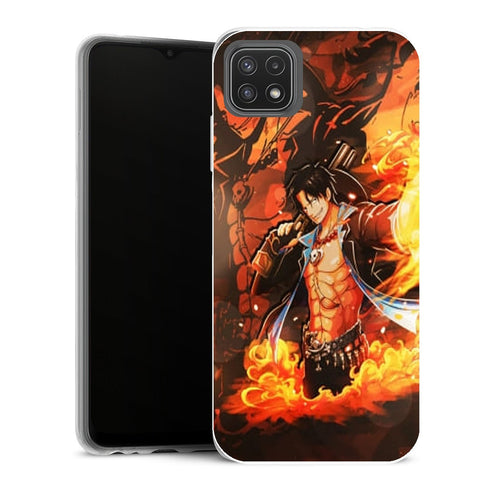 Coque Samsung Galaxy A22 5G Manga ace fire portgas - MaCoquePerso