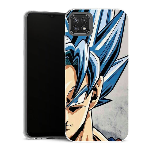 Coque Samsung Galaxy A22 5G Manga Blue Sangoku - MaCoquePerso
