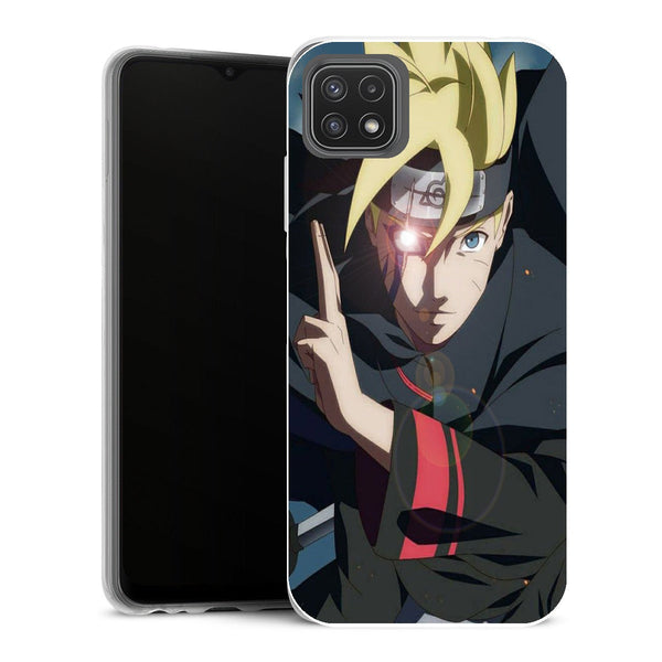 Coque Samsung Galaxy A22 5G Manga Boruto Jougan - MaCoquePerso