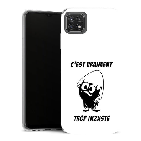 Coque Samsung Galaxy A22 5G Manga Calimero trop injuste - MaCoquePerso