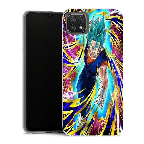 Coque Samsung Galaxy A22 5G Manga DBZ Aura - MaCoquePerso
