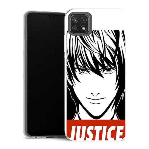 Coque Samsung Galaxy A22 5G Manga Death Note Justice - MaCoquePerso