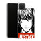 Coque Samsung Galaxy A22 5G Manga Death Note Justice - MaCoquePerso