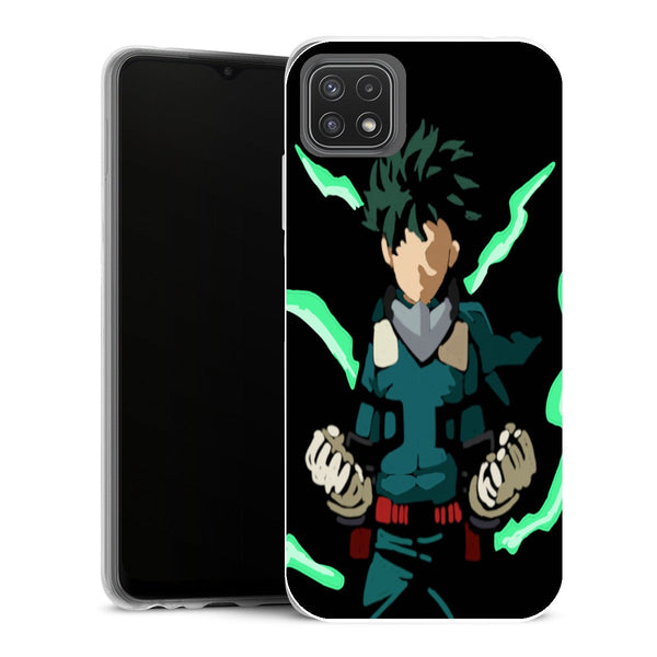 Coque Samsung Galaxy A22 5G Manga Deku One For All - MaCoquePerso