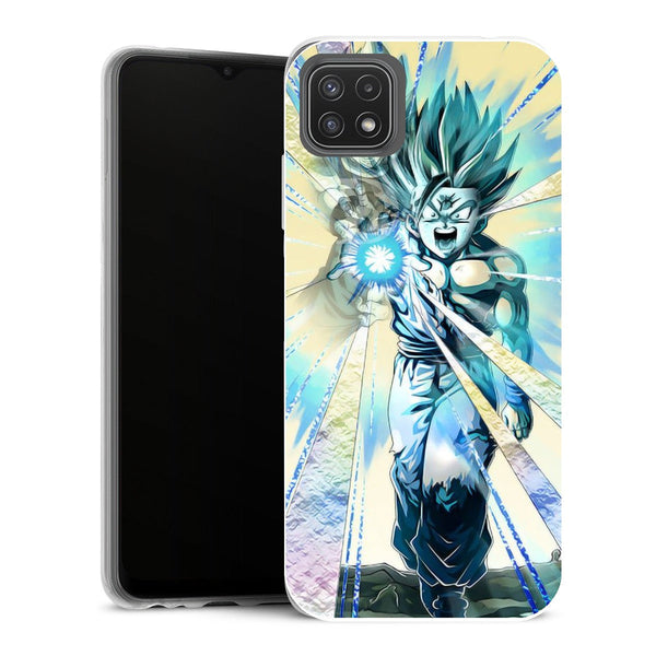 Coque Samsung Galaxy A22 5G Manga Dragon Ball Z Gohan & Goku Kamehameha - MaCoquePerso