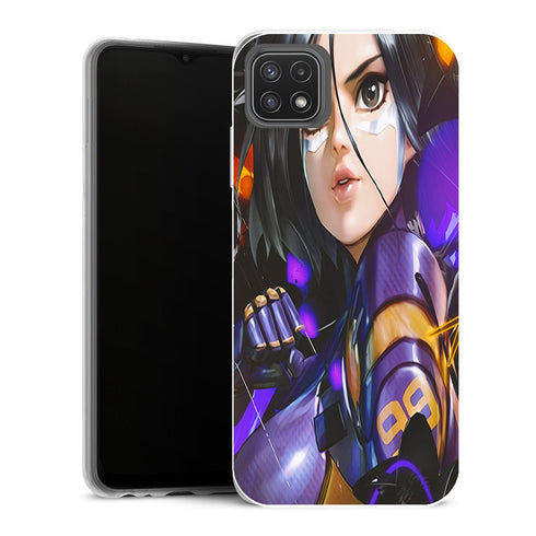 Coque Samsung Galaxy A22 5G Manga Gally Gunnm battle - MaCoquePerso