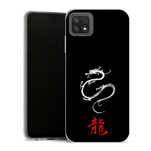 Coque Samsung Galaxy A22 5G Manga Goku Dragon Chinois - MaCoquePerso