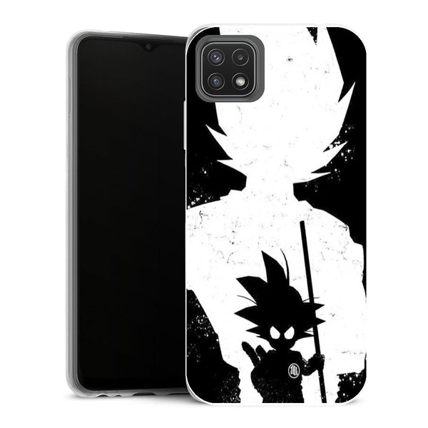Coque Samsung Galaxy A22 5G Manga Goku Grandit - MaCoquePerso