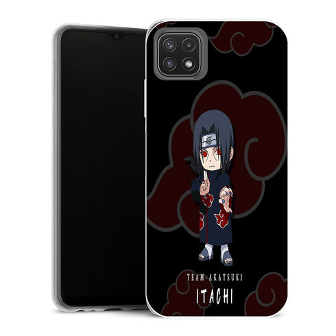 Coque Samsung Galaxy A22 5G Manga ITACHI Akatsuki - MaCoquePerso