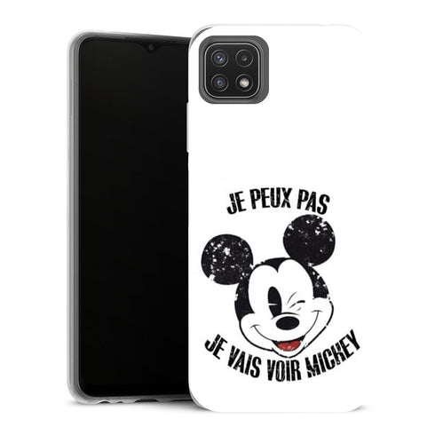 Coque Samsung Galaxy A22 5G Manga je peux pas je vais voir mickey - MaCoquePerso