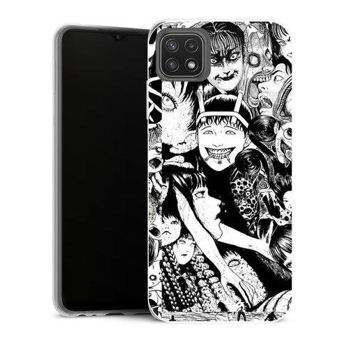Coque Samsung Galaxy A22 5G Manga Junji ito collage - MaCoquePerso