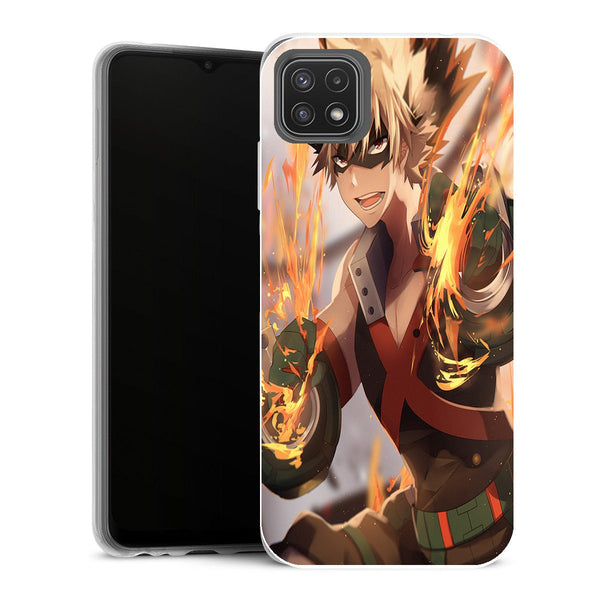 Coque Samsung Galaxy A22 5G Manga Katsuki - MaCoquePerso