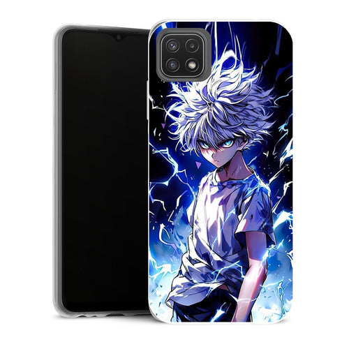 Coque Samsung Galaxy A22 5G Manga Killua Zoldyck Lightning - MaCoquePerso