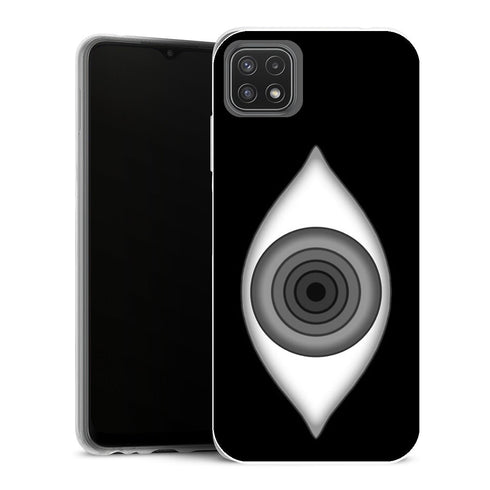 Coque Samsung Galaxy A22 5G Manga L'œil de la vérité | Alchimiste du métal complet - MaCoquePerso