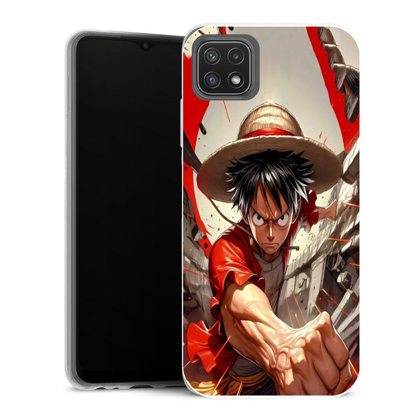 Coque Samsung Galaxy A22 5G Manga Luffy style evolution - MaCoquePerso