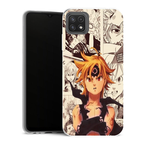 Coque Samsung Galaxy A22 5G Manga meliodas the demon - MaCoquePerso