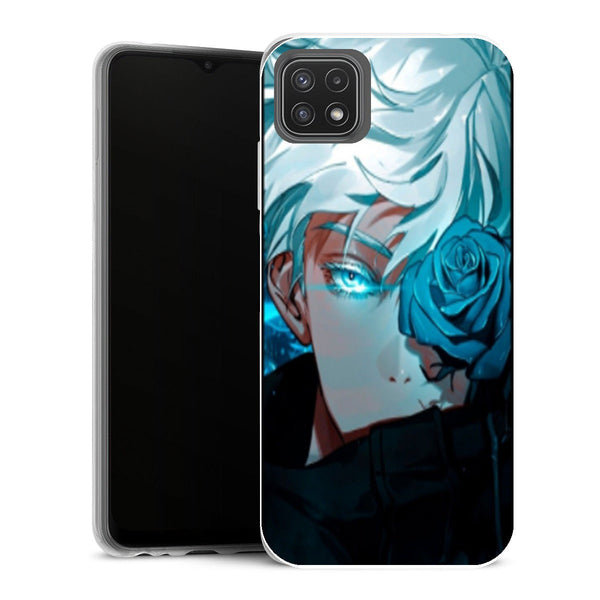Coque Samsung Galaxy A22 5G Manga mignon satoru gojo - MaCoquePerso
