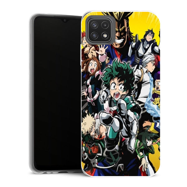 Coque Samsung Galaxy A22 5G Manga my hero academia izuku midoriya - MaCoquePerso