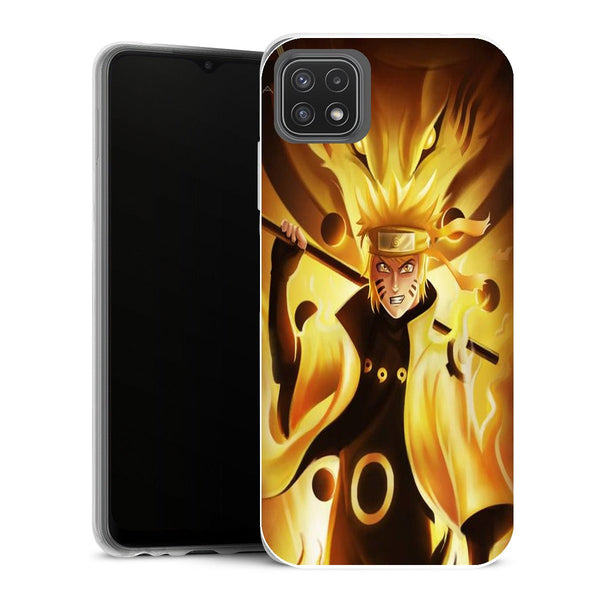 Coque Samsung Galaxy A22 5G Manga Naruto Chakra Kyubi - MaCoquePerso
