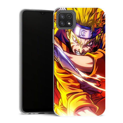Coque Samsung Galaxy A22 5G Manga Naruto Influence de Kyubi - MaCoquePerso