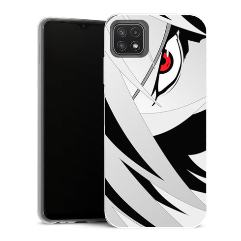 Coque Samsung Galaxy A22 5G Manga Naruto Kakashi Oeil Sharingan - MaCoquePerso