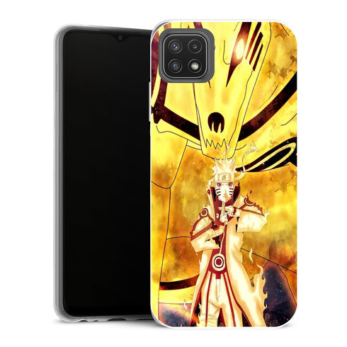 Coque Samsung Galaxy A22 5G Manga Naruto Kyubi Jaune - MaCoquePerso