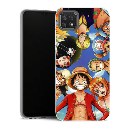 Coque Samsung Galaxy A22 5G Manga One Piece Pirate Team - MaCoquePerso