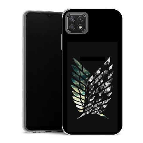 Coque Samsung Galaxy A22 5G Manga scouting legion emblem - MaCoquePerso