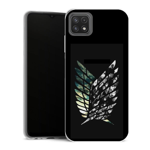 Coque Samsung Galaxy A22 5G Manga scouting legion emblem - MaCoquePerso