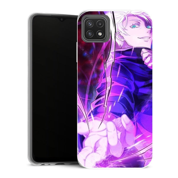 Coque Samsung Galaxy A22 5G Manga Sorcier spécial Satoru Gojo Sensei - MaCoquePerso
